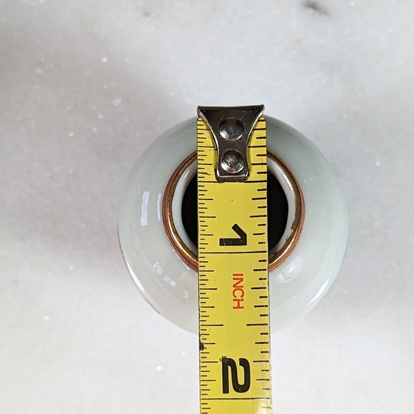 Vintage Chinese Miniature Ginger Jar Vase Chinoiserie Hand Painted - Picture 8 of 8